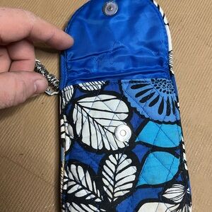 Vera Bradley Blue and Black Crossbody Bag